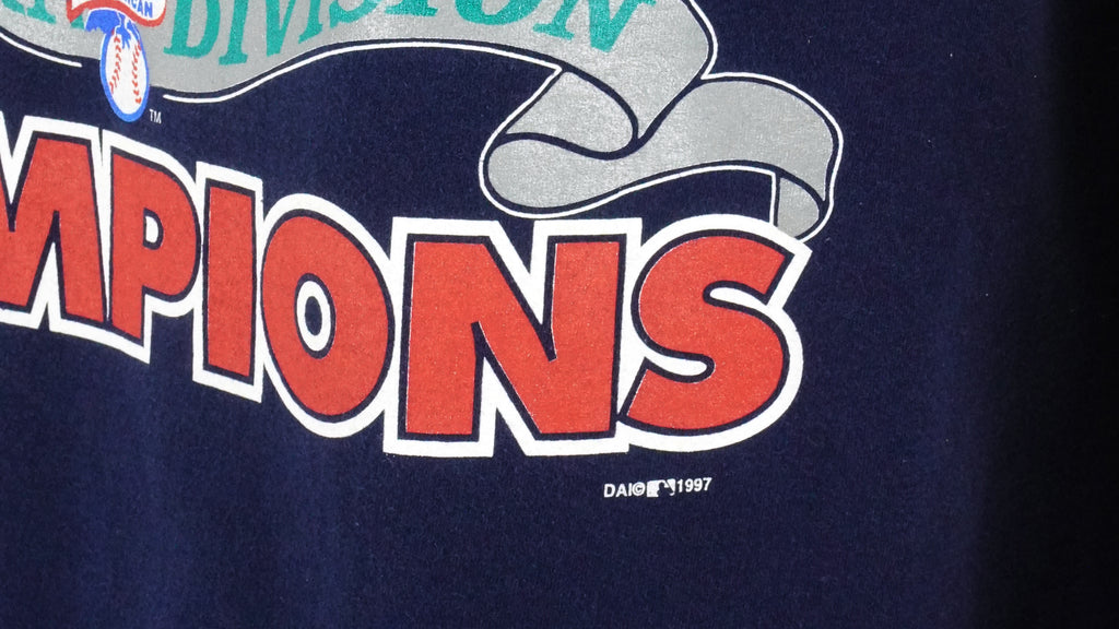 MLB (Pro Player) - Seattle Mariners Spell-Out T-Shirt 1997 X-Large Vintage Retro