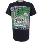 NFL (Nutmeg) - Philadelphia Eagles Spell-Out T-Shirt 1990 Large Vintage Retro Football