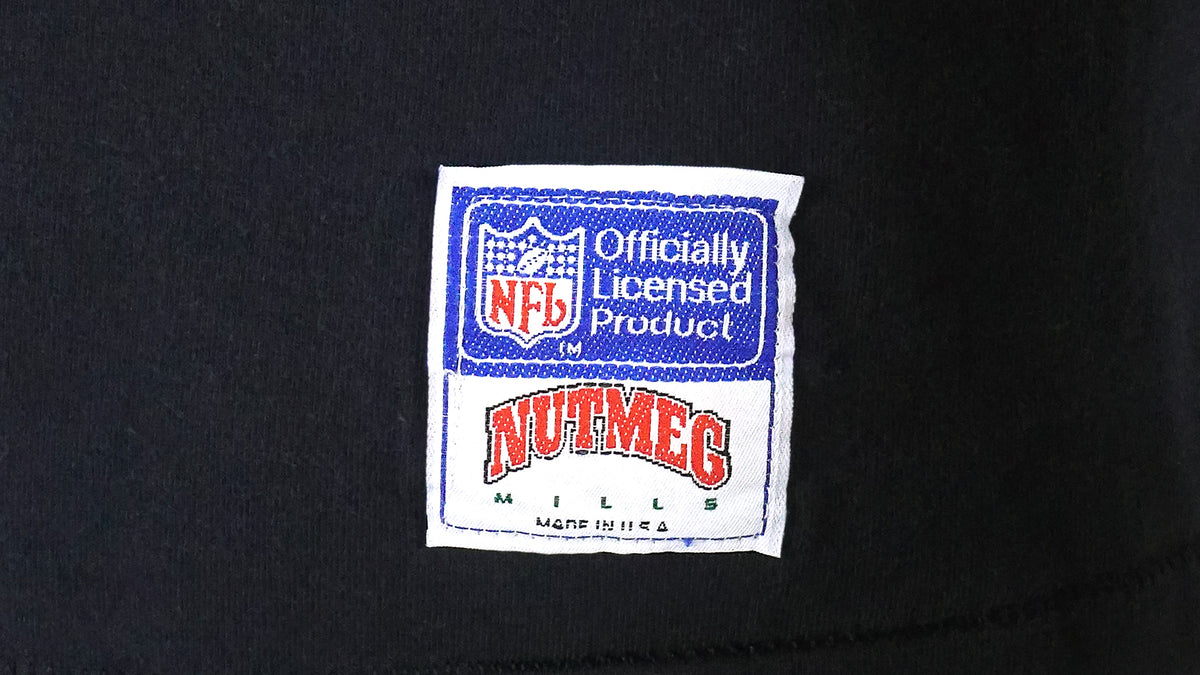 NFL (Nutmeg) - Philadelphia Eagles Spell-Out T-Shirt 1990 Large Vintage Retro