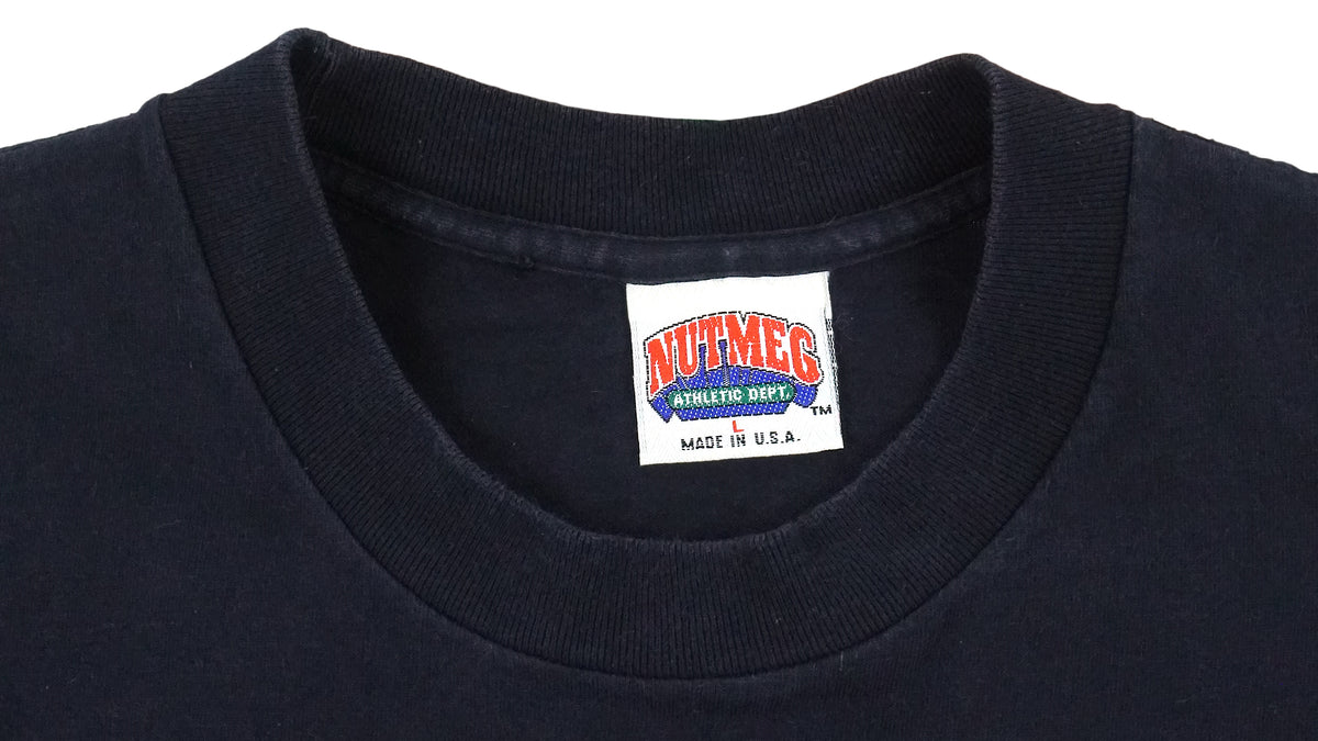 NFL (Nutmeg) - Philadelphia Eagles Spell-Out T-Shirt 1990 Large Vintage Retro Football