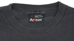 NASCAR (Chase) - Jet Black Attack Dale Earnhardt T-Shirt 1990s Large Vintage Retro