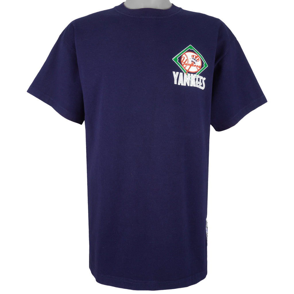 MLB (The Game) - New York Yankees Catch The Fever T-Shirt 1990s Large Vintage Retro Baseball