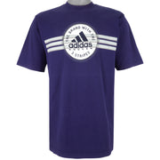 Adidas - Soccer T-Shirt 1990s Large Vintage Retro