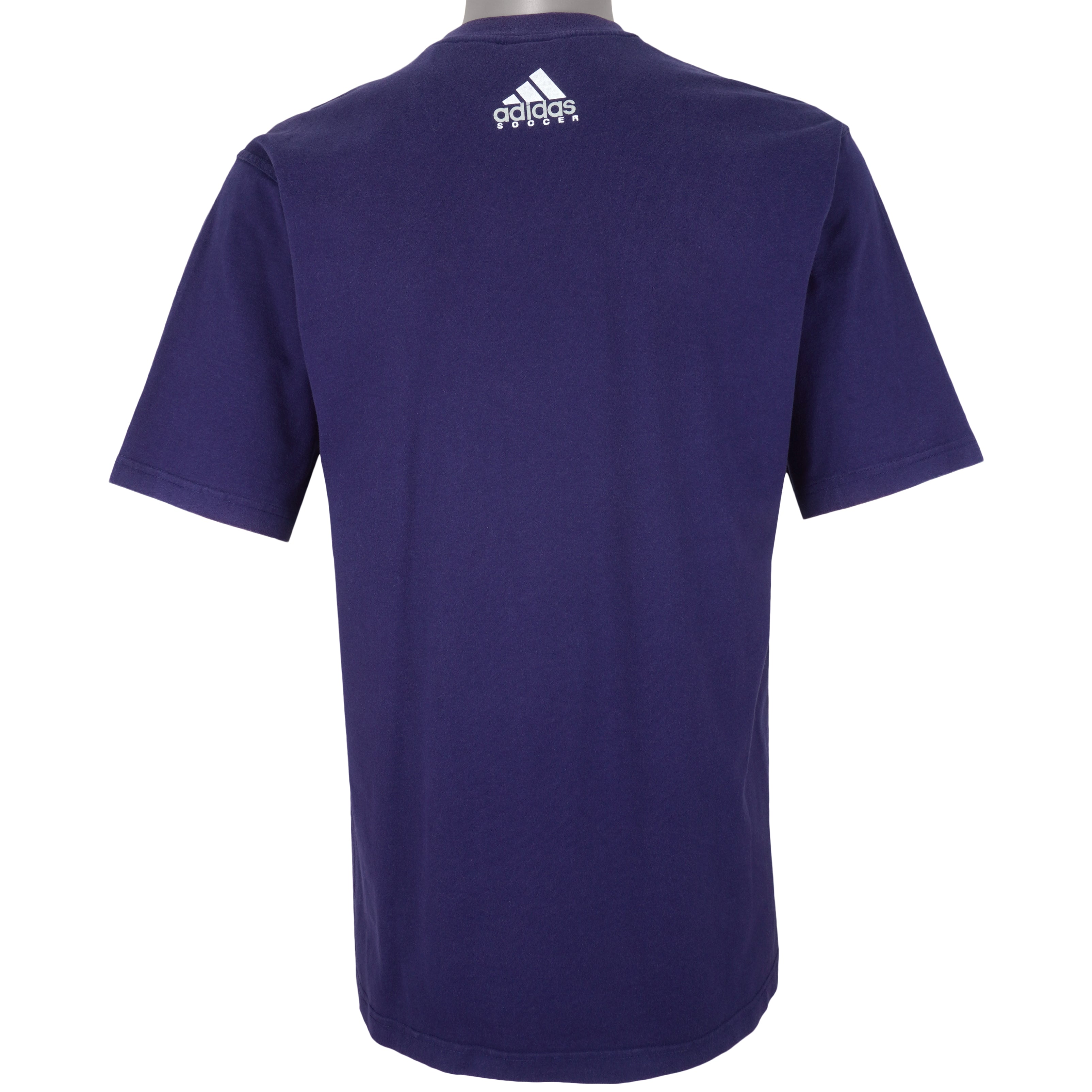 Adidas - Soccer T-Shirt 1990s Large Vintage Retro