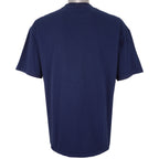  NHL (CSA) - Blue New York Rangers Big logo T-Shirt 1990s Large Vintage Hockey