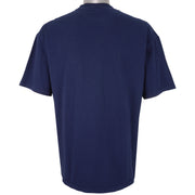  NHL (CSA) - Blue New York Rangers Big logo T-Shirt 1990s Large Vintage Hockey