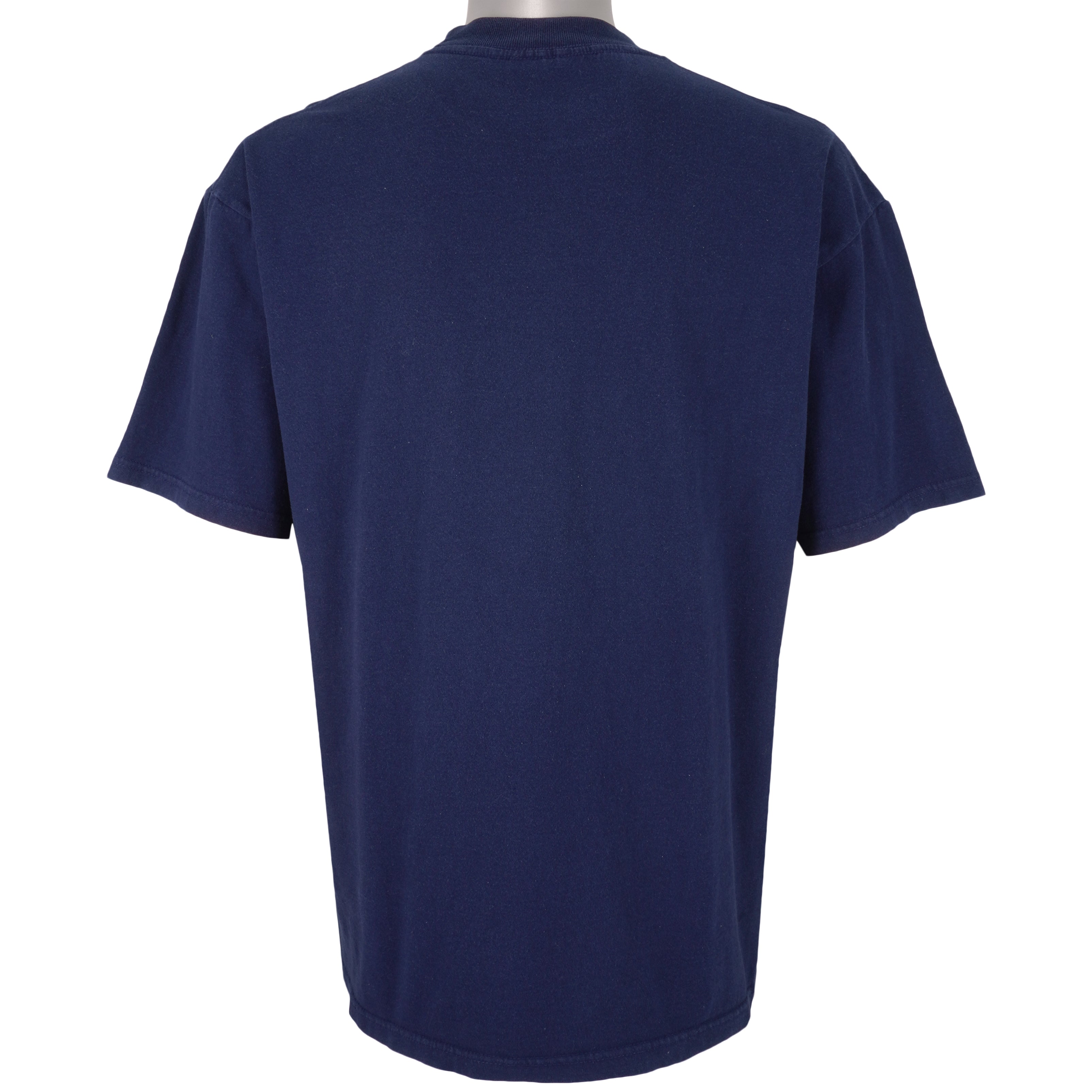  NHL (CSA) - Blue New York Rangers Big logo T-Shirt 1990s Large Vintage Hockey
