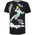 Vintage (And 1) - Black Baller for Life Basketball T-Shirt 1990s X-Large Vintage Retro Basketball