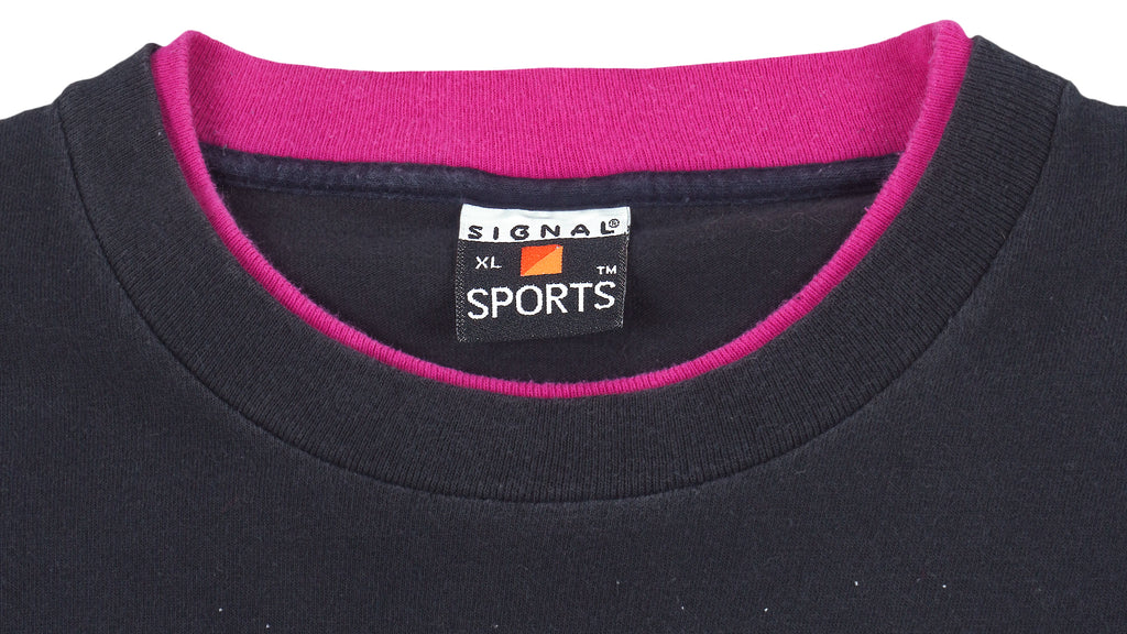 Vintage (Signal) - Black Sea World Single Stitch T-Shirt 1990s X-Large Vintage Retro