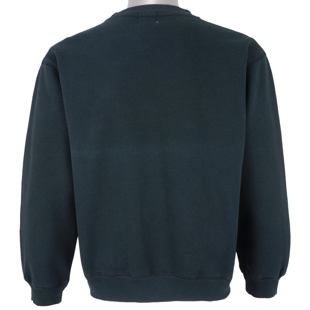 Vintage - Black Hong Kong Sweatshirt 1990s Large Vintage Retro