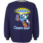 Vintage (Hanes) - Izzy The Mascot Atlanta Olympic Crew Neck Sweatshirt 1996 Medium Vintage Retro