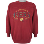 NFL (Lee) - San Francisco 49ers Embroidered Sweatshirt 1990s Medium Vintage Retro Football