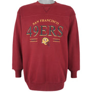 NFL (Lee) - San Francisco 49ers Embroidered Sweatshirt 1990s Medium Vintage Retro Football