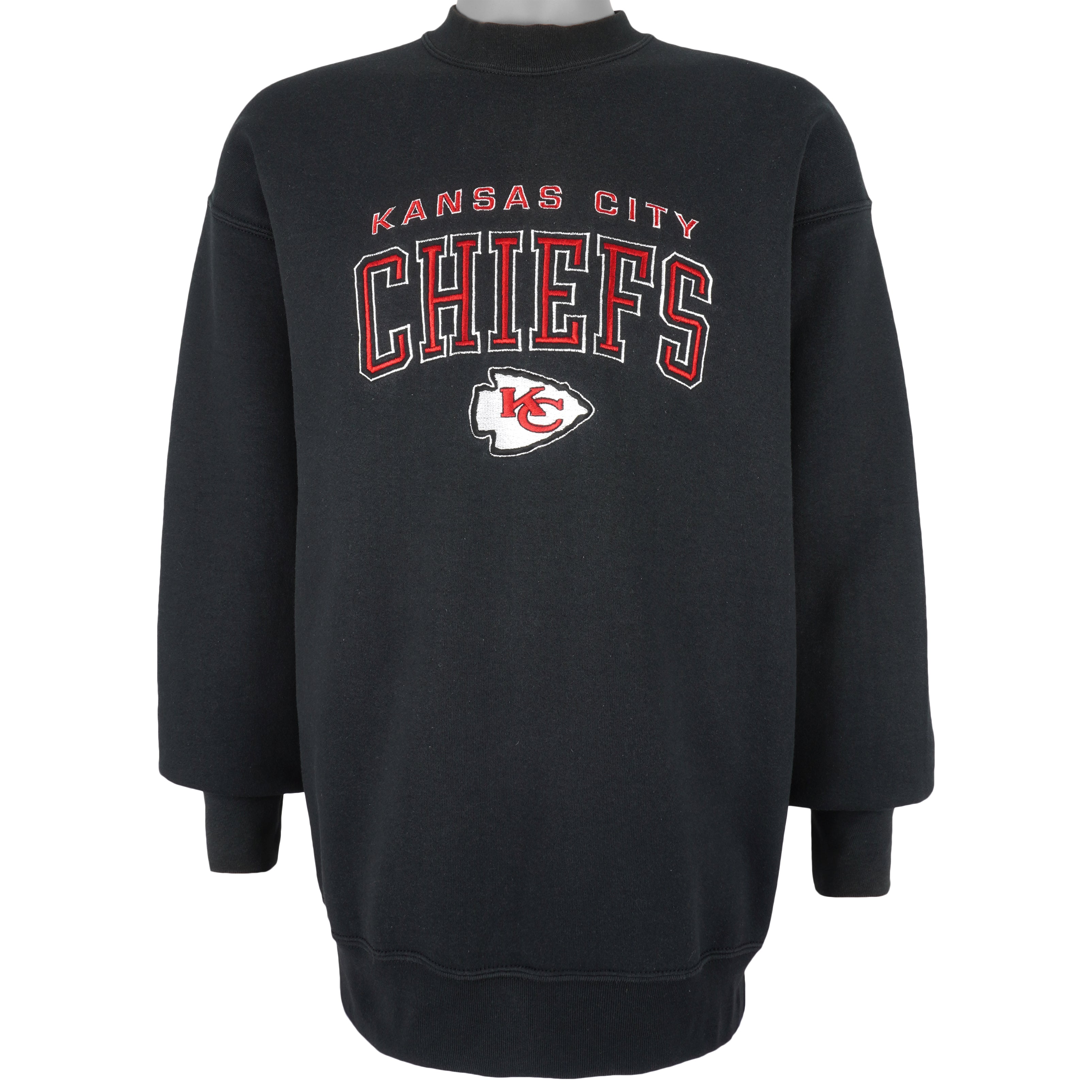 NFL (Pro Player) - Kansas City Chiefs Embroidered Sweatshirt 1990s X-Large Vintage Retro Football