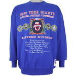 NFL (Nutmeg) - New York Giants Crew Neck Sweatshirt 1990s X-Large