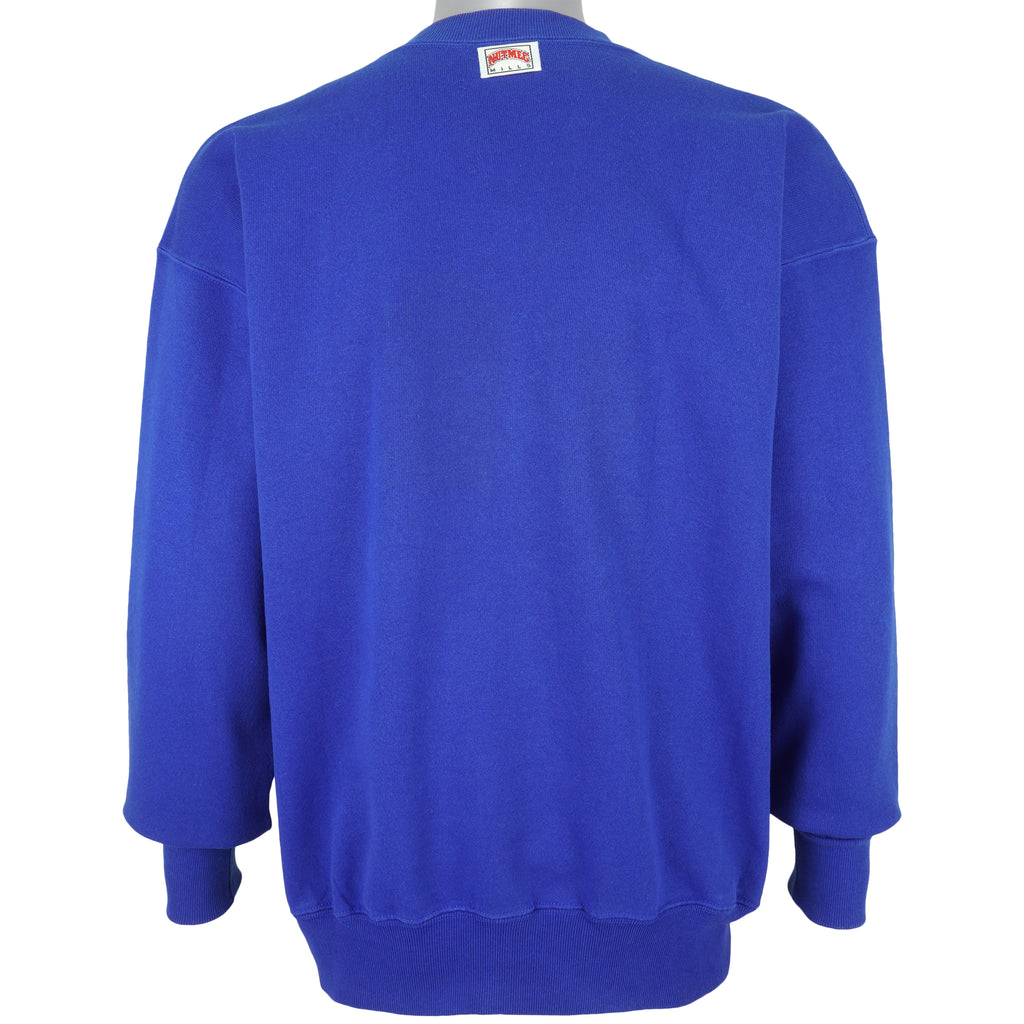 NFL (Nutmeg) - New York Giants Crew Neck Sweatshirt 1990s X-Large Vintage Retro Football