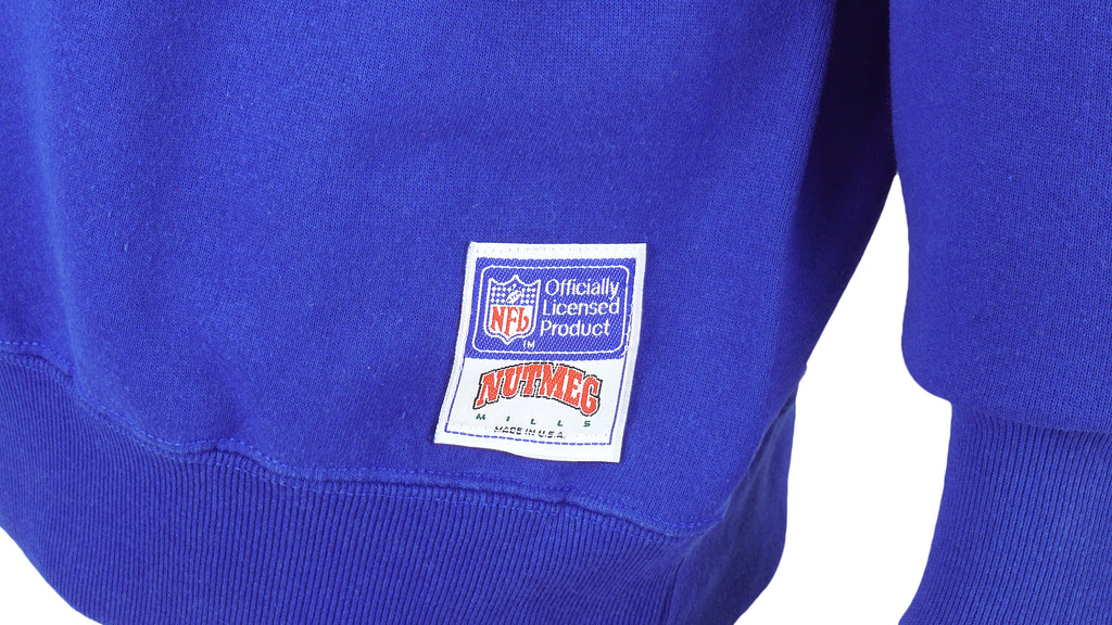 NFL (Nutmeg) - New York Giants Crew Neck Sweatshirt 1990s X-Large Vintage Retro Football