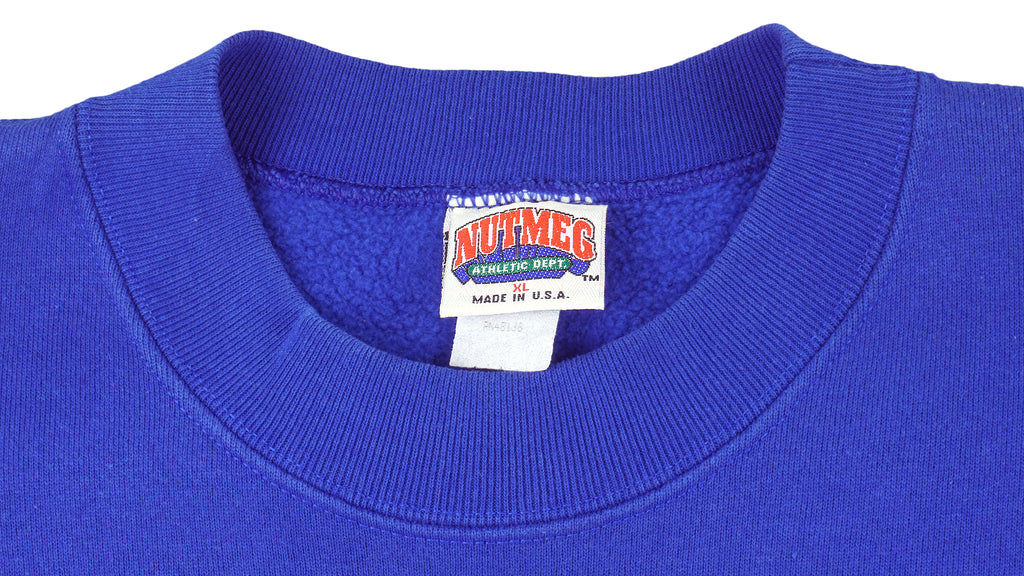 NFL (Nutmeg) - New York Giants Crew Neck Sweatshirt 1990s X-Large Vintage Retro Football