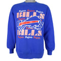 NFL (Signal Sports) - Buffalo Bills Spell-Out Sweatshirt 1993 Large Vintage Retro Football