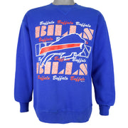 NFL (Signal Sports) - Buffalo Bills Spell-Out Sweatshirt 1993 Large Vintage Retro Football