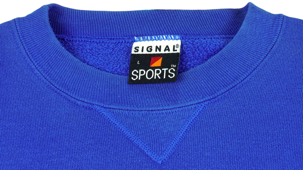 NFL (Signal Sports) - Buffalo Bills Spell-Out Sweatshirt 1993 Large Vintage Retro Football