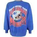 NFL (Hanes) - New England Patriots Crew Neck Sweatshirt 1995 X-Large Vintage Retro Football