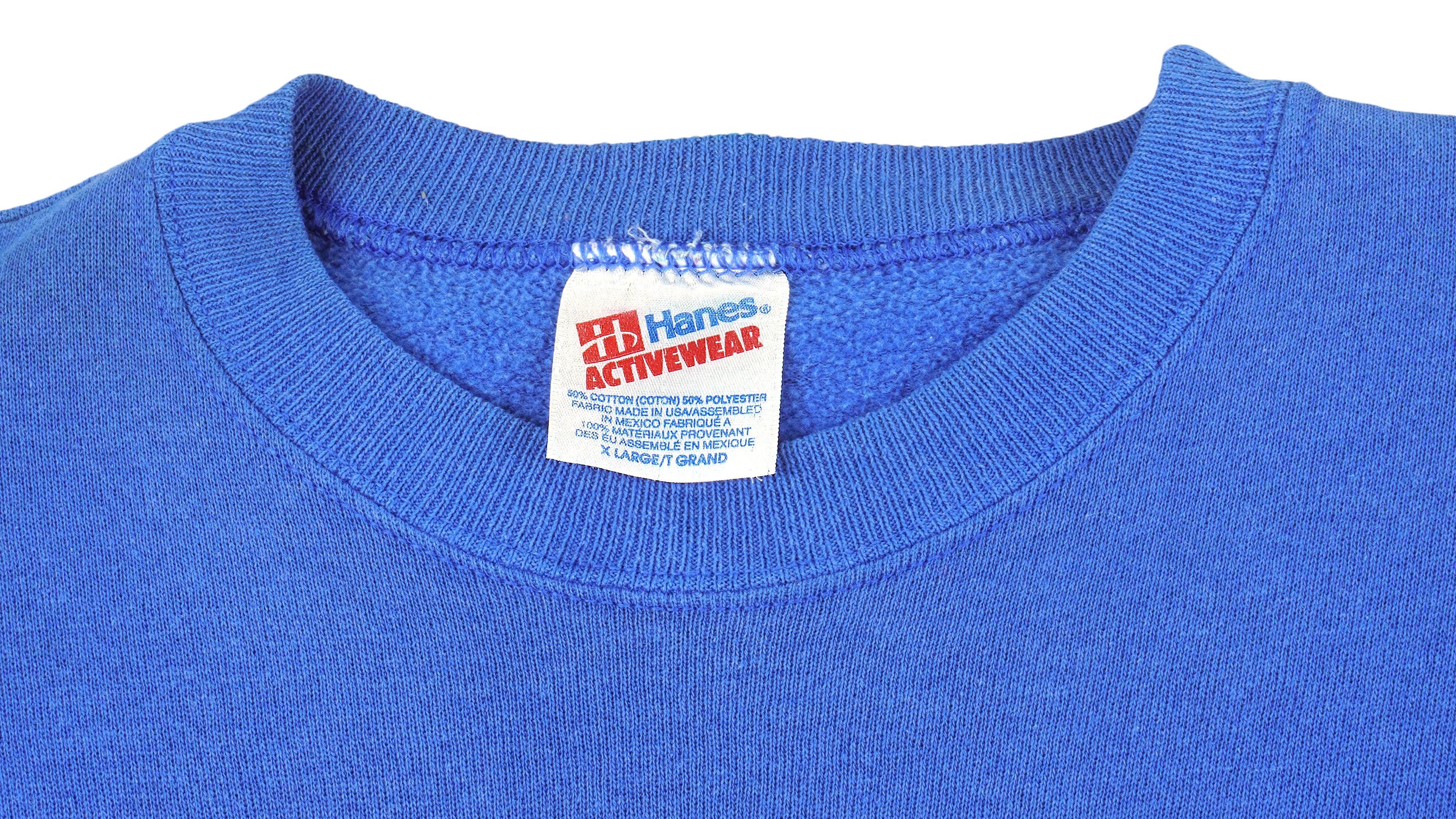 NFL (Hanes) - New England Patriots Crew Neck Sweatshirt 1995 X-Large Vintage Retro Football