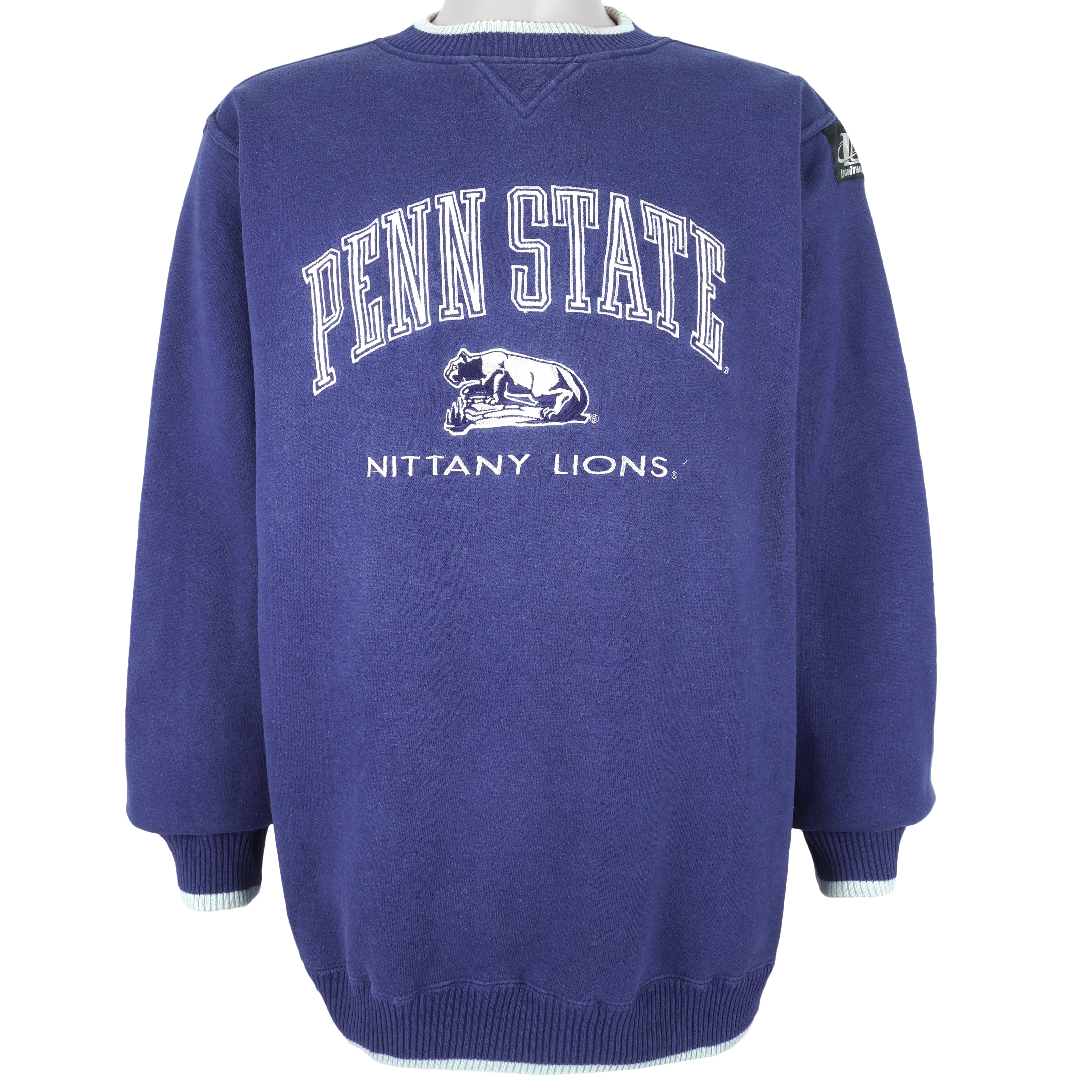 NCAA (Logo Athletic) - Penn State Nittany Lions Crew Neck Sweatshirt 1990s Large Vintage Retro College