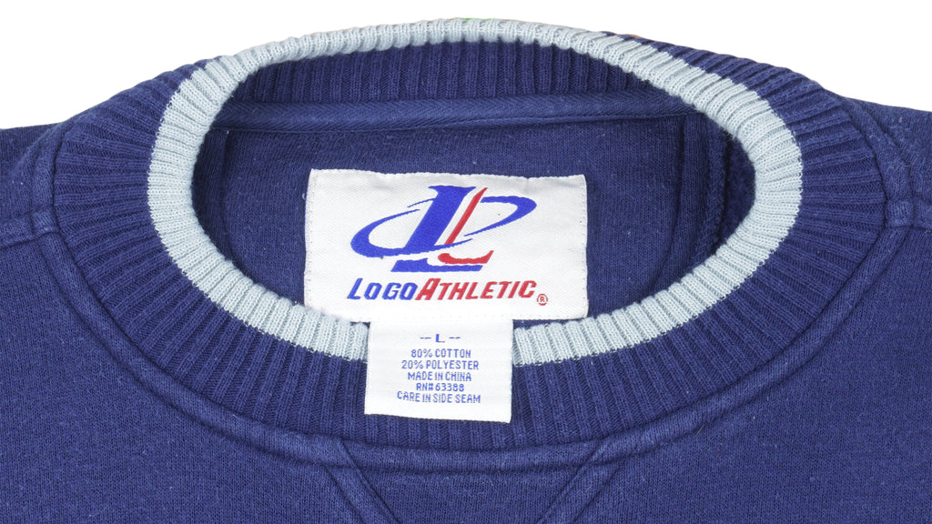NCAA (Logo Athletic) - Penn State Nittany Lions Crew Neck Sweatshirt 1990s Large Vintage Retro College