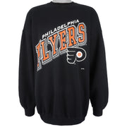 NHL (Logo Athletic) - Philadelphia Flyers Crew Neck Sweatshirt 1990s XX-Large Vintage Retro Hockey