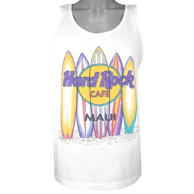 Vintage - Hard Rock Cafe Maui Surfing Sleeveless Shirt 1990s Large