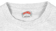 NHL (Nutmeg) - Pittsburgh Penguins, Stanley Cup Spell-Out T-Shirt 1992 Large Vintage Retro Hockey