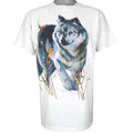 Vintage - Grey Canada Wolf T-Shirt 1990s X-Large Vintage Retro