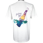 Vintage - Stranded Budweiser Single Stitch T-Shirt 1989 Large Vintage Retro