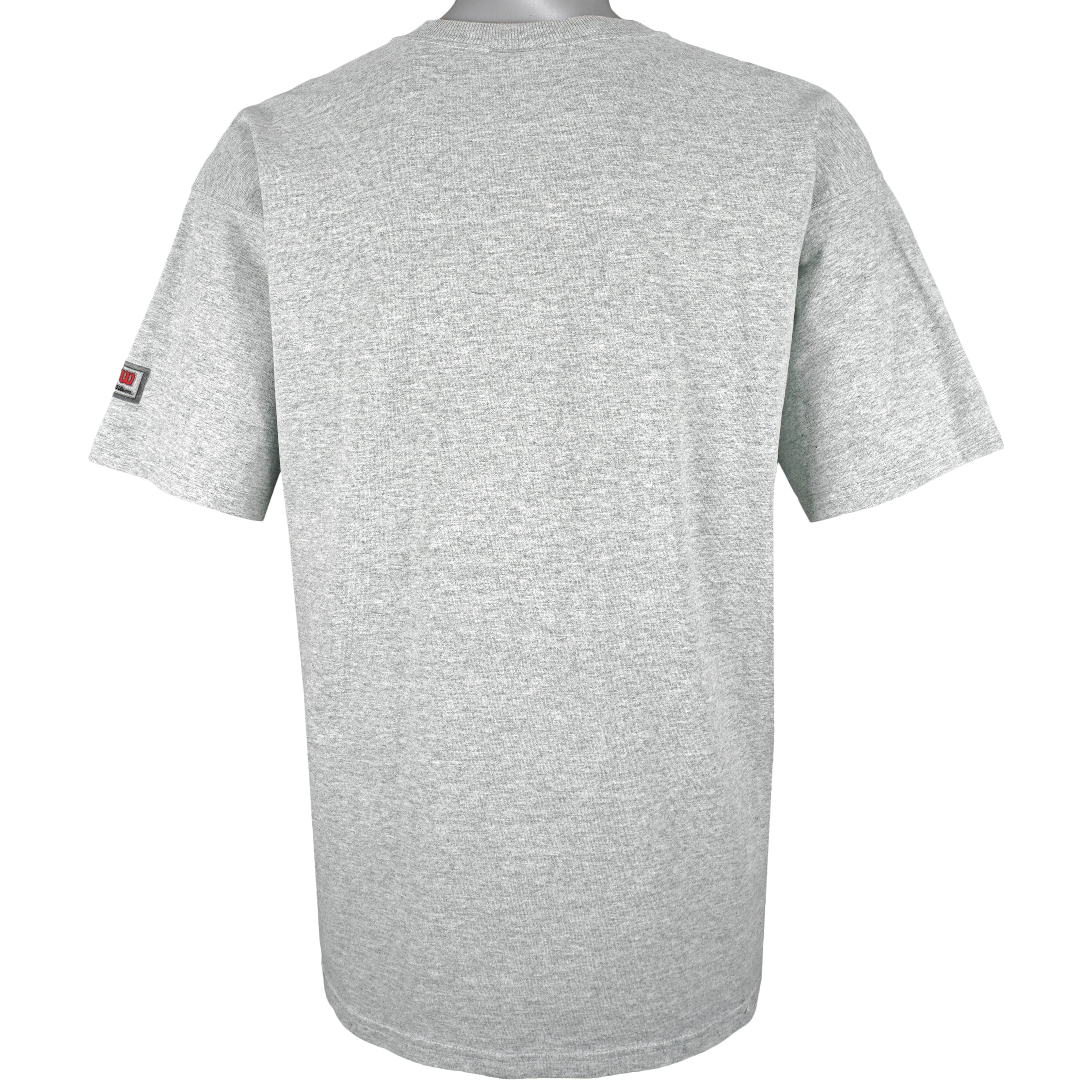 Wilson - Grey Pro 5000 T-Shirt 1990s X-Large Vintage Retro