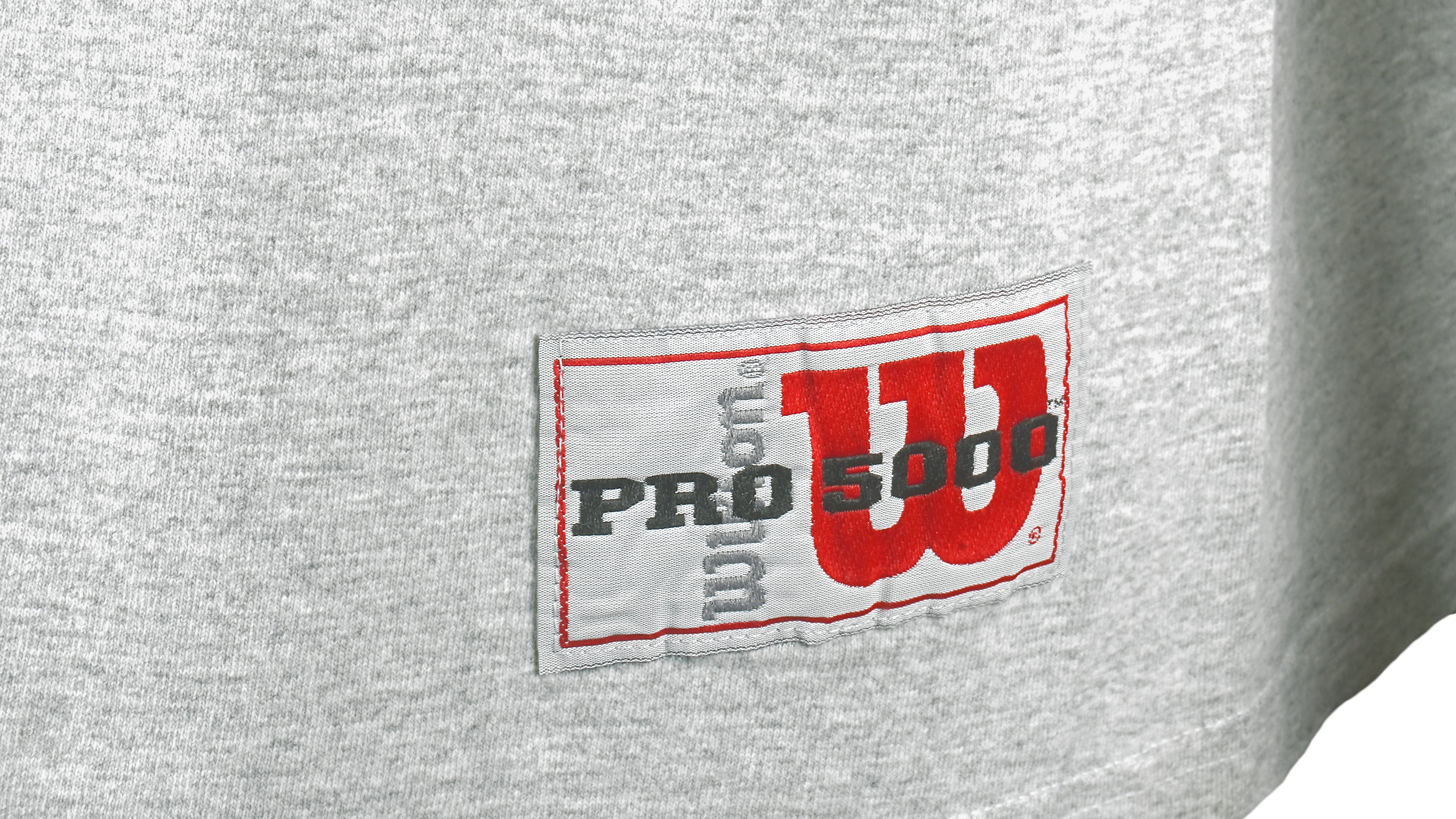 Wilson - Grey Pro 5000 T-Shirt 1990s X-Large Vintage Retro