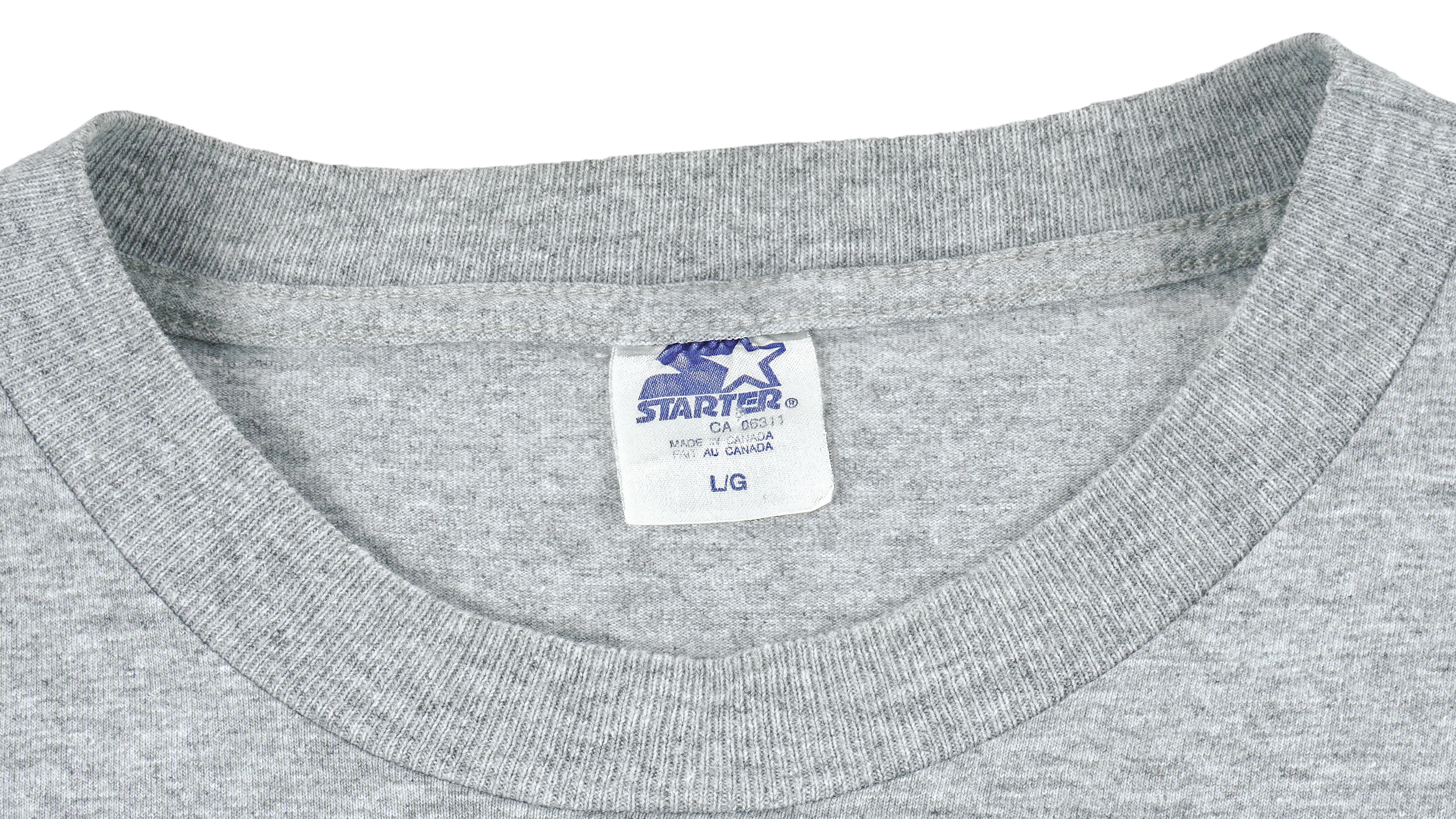 Starter - Toronto Maple Leafs Single Stitch T-Shirt 1990s Large Vintage Retro Hockey