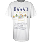 Vintage - The Aloha State Hawaii Single Stitch T-Shirt 1990s X-Large Vintage Retro