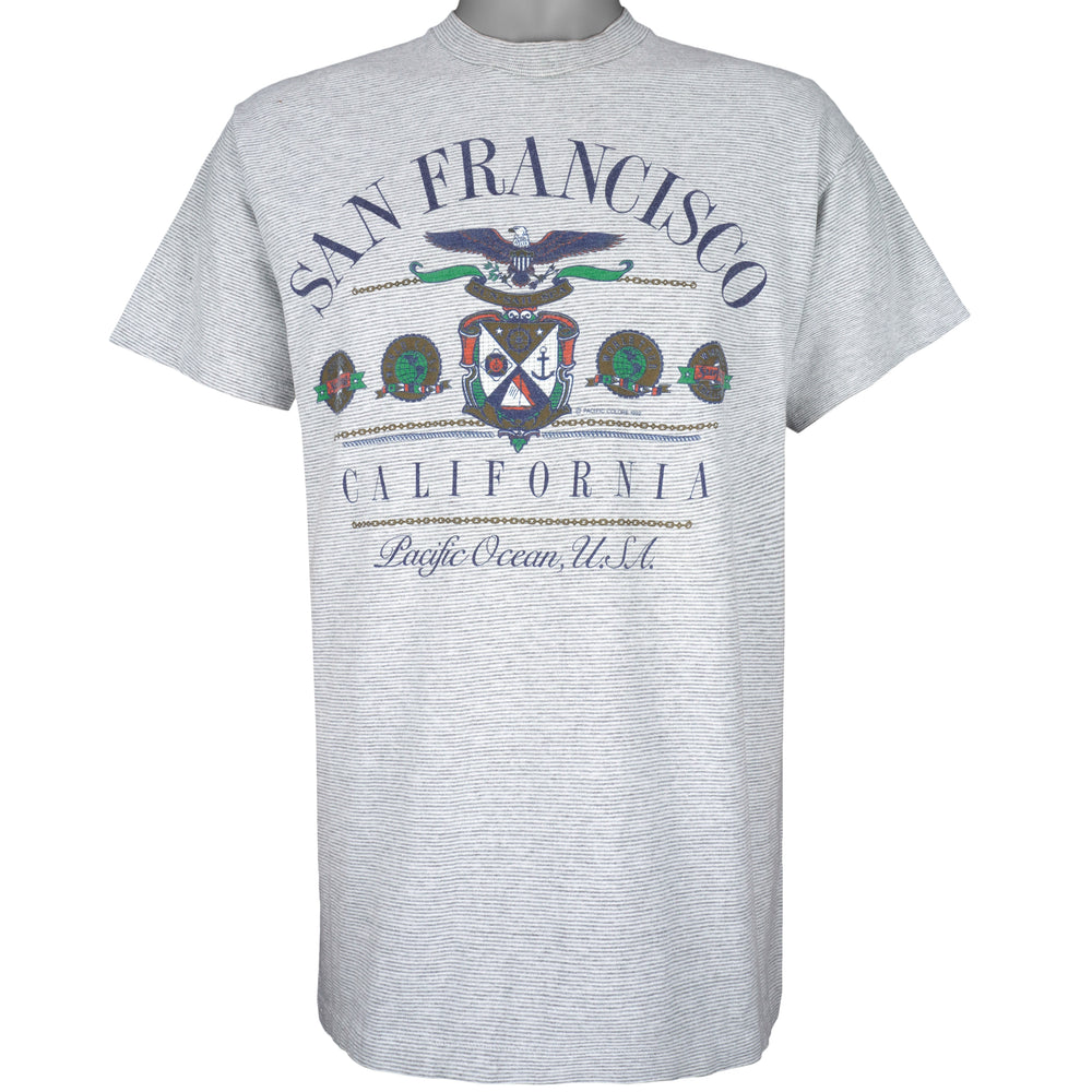 Vintage (Knit Apparel) - San Francisco Single Stitch T-Shirt 1992 Large Vintage Retro