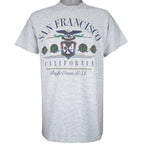 Vintage (Knit Apparel) - San Francisco Single Stitch T-Shirt 1992 Large Vintage Retro