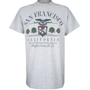 Vintage (Knit Apparel) - San Francisco Single Stitch T-Shirt 1992 Large Vintage Retro
