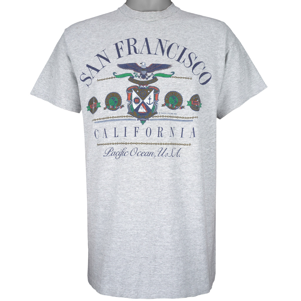Vintage (Knit Apparel) - San Francisco Single Stitch T-Shirt 1992 Large Vintage Retro