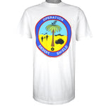 Vintage (Hanes) - Operation Desert Shield Single Stitch T-Shirt 1990 Large Vintage Retro