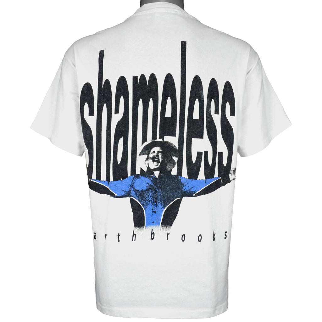 Vintage (Hanes) - Garth Brooks Shameless Single Stitch T-Shirt 1990s Large Vintage Retro
