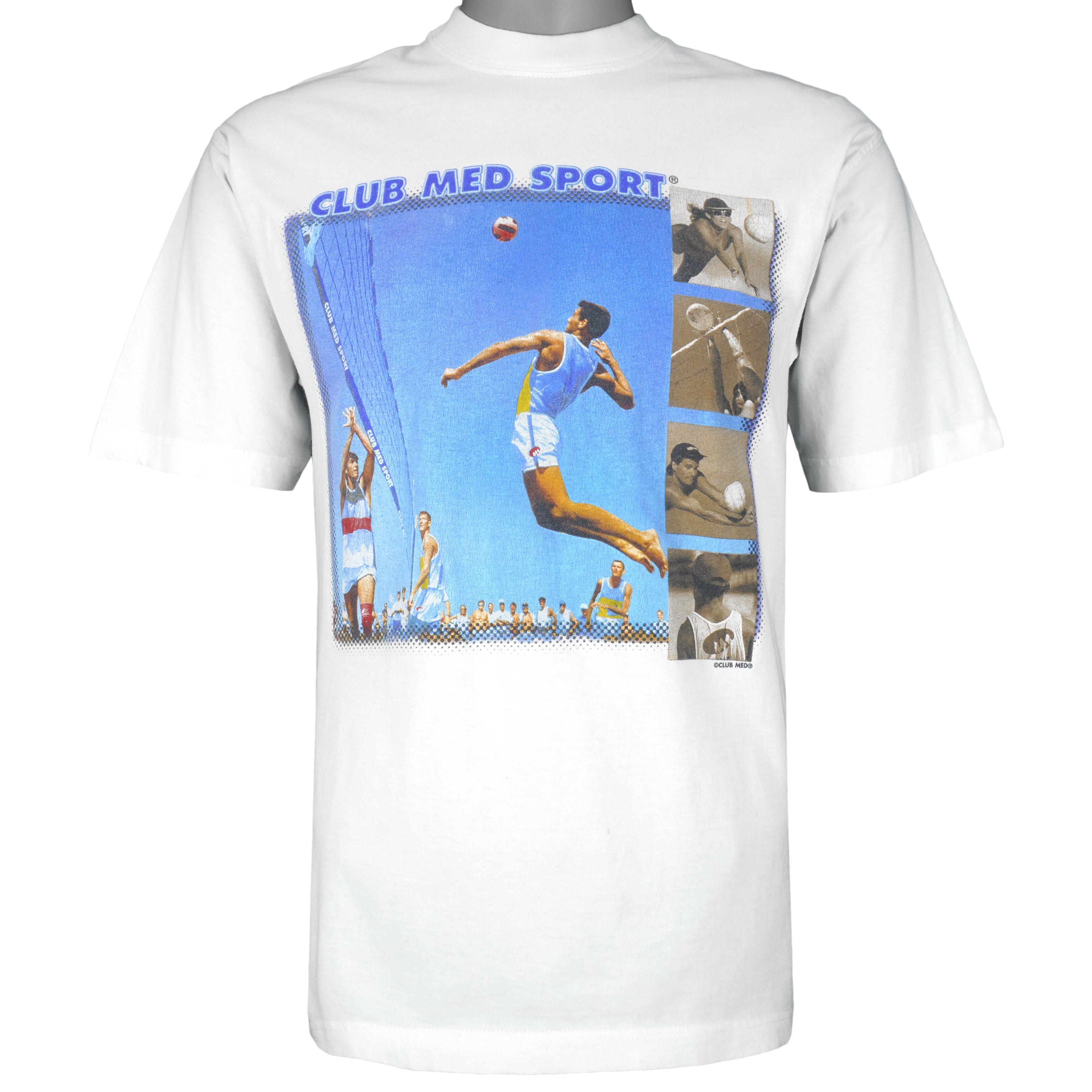 Vintage - Club Med Sport Single Stitch T-Shirt 1990s Medium Vintage Retro