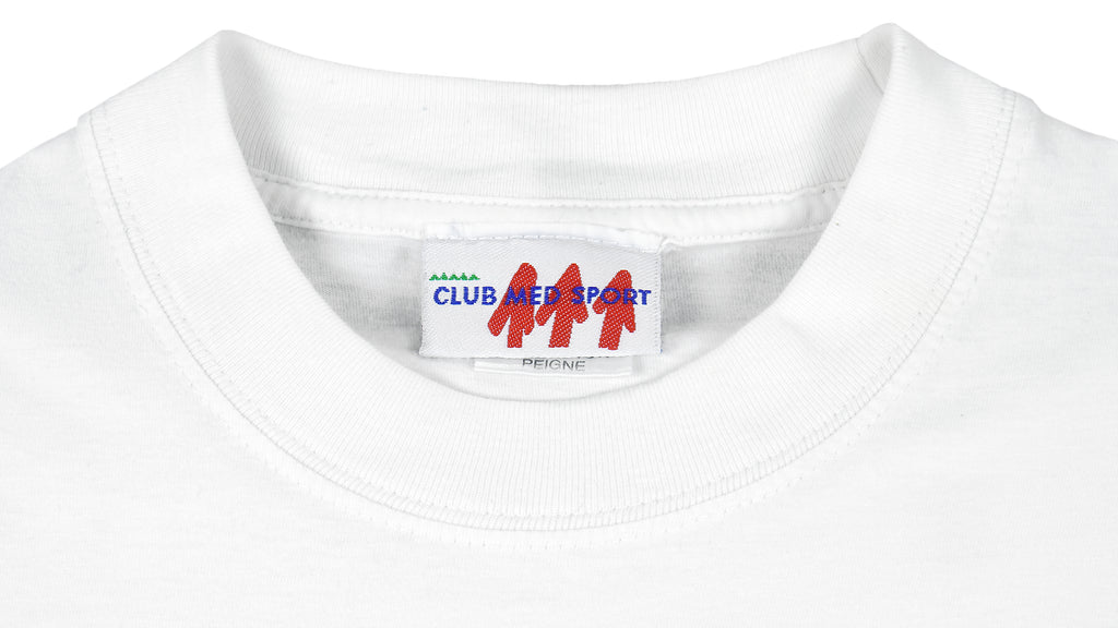 Vintage - Club Med Sport Single Stitch T-Shirt 1990s Large Vintage Retro