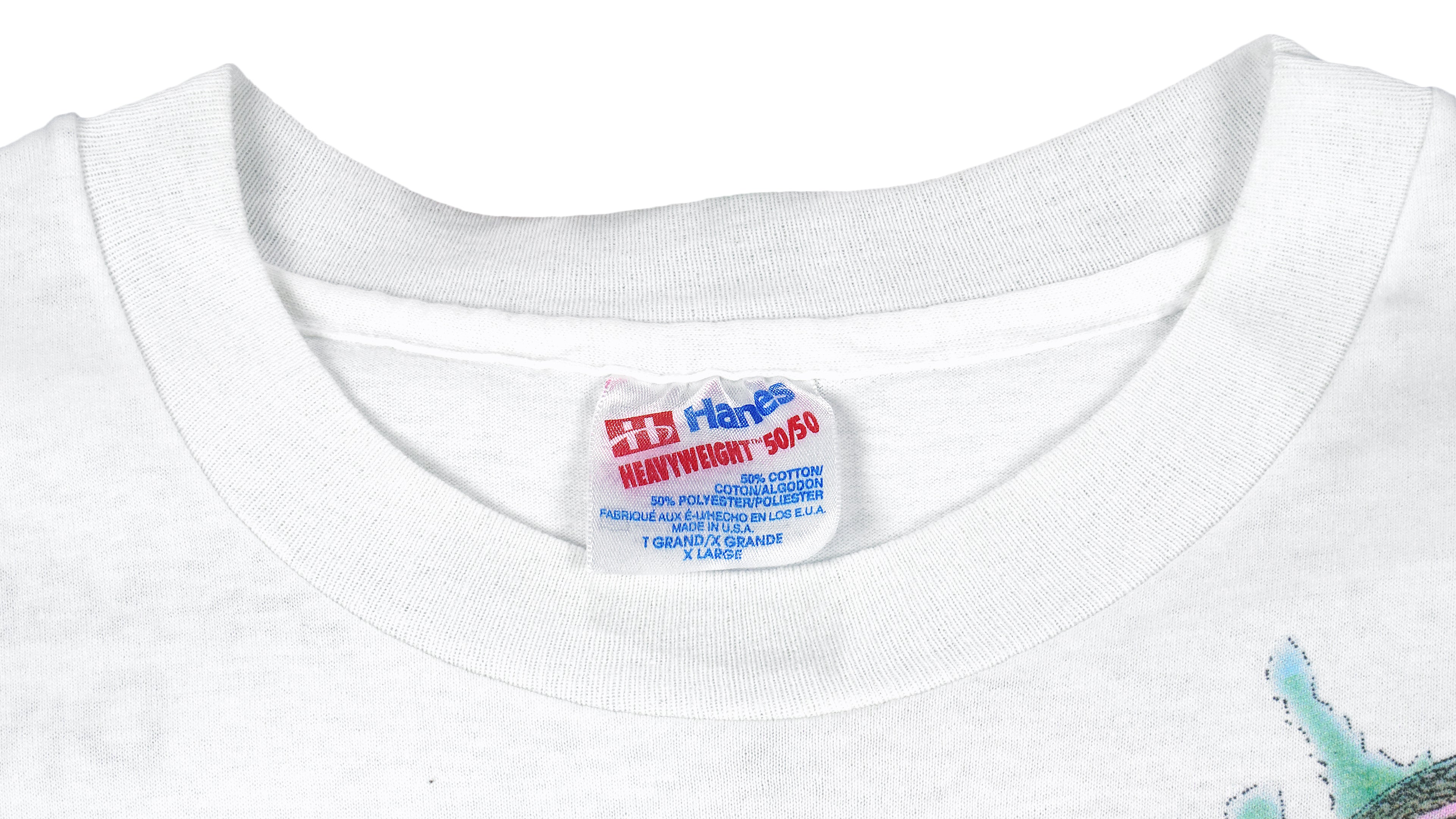 Vintage (Hanes) - Palm Beach Single Stitch T-Shirt 1990s X-Large Vintage Retro
