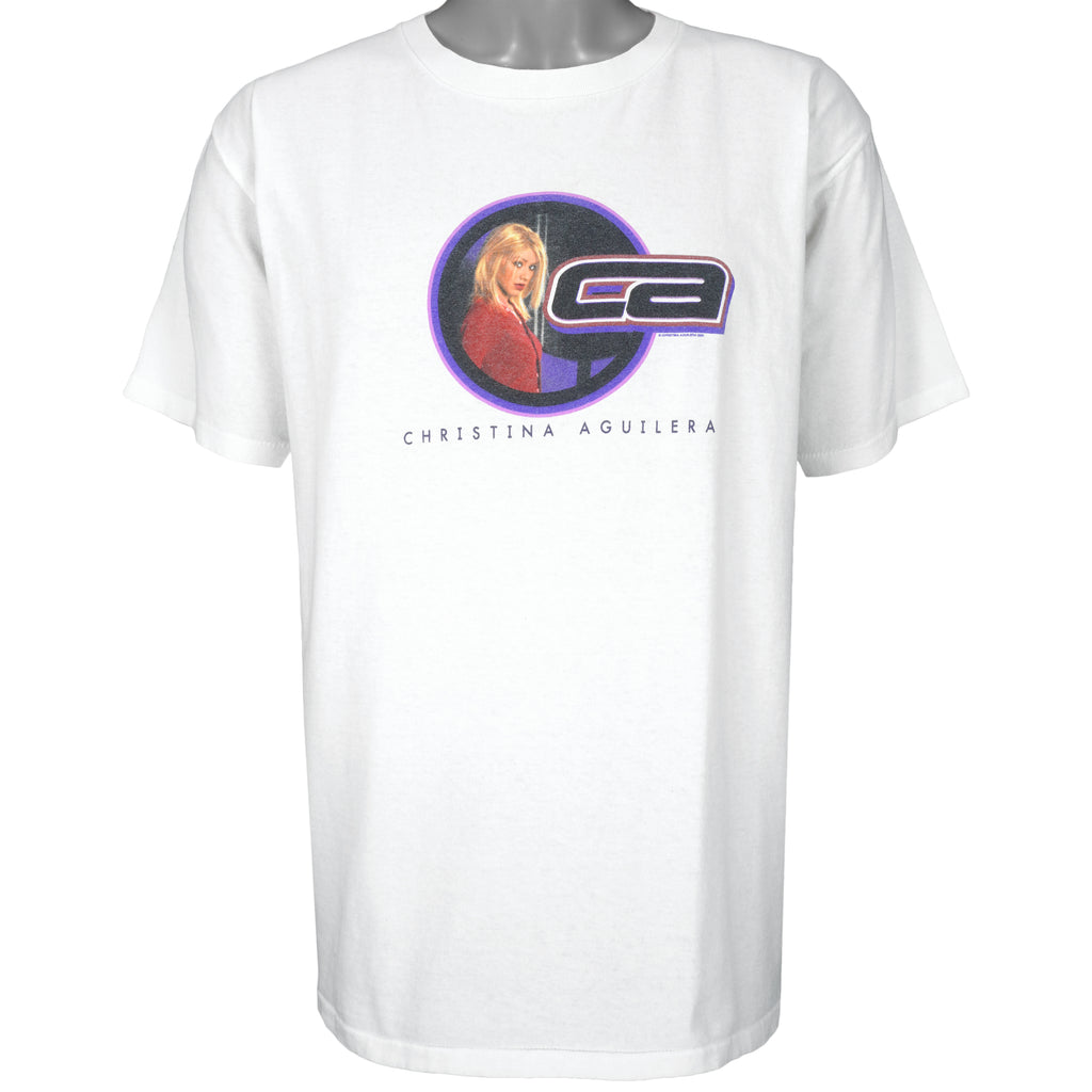 Vintage (All Sport) - Christina Aguilera Single Stitch T-Shirt 2000 Large Vintage Retro