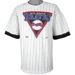 MLB (Salem) - Atlanta Braves T-Shirt 1990s X-Large Vintage Retro Baseball