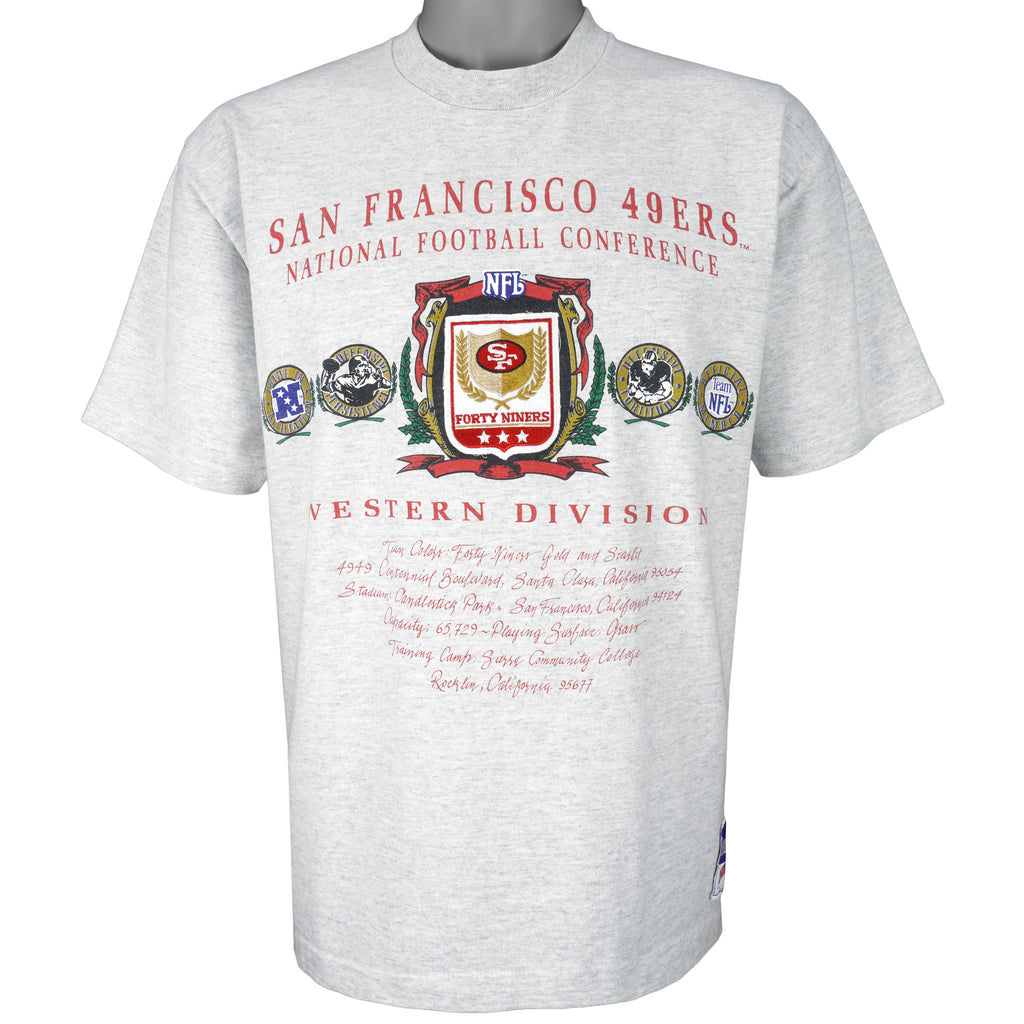 NFL (Nutmeg) - San Francisco 49ers T-Shirt 1990s Large Vintage Retro Football